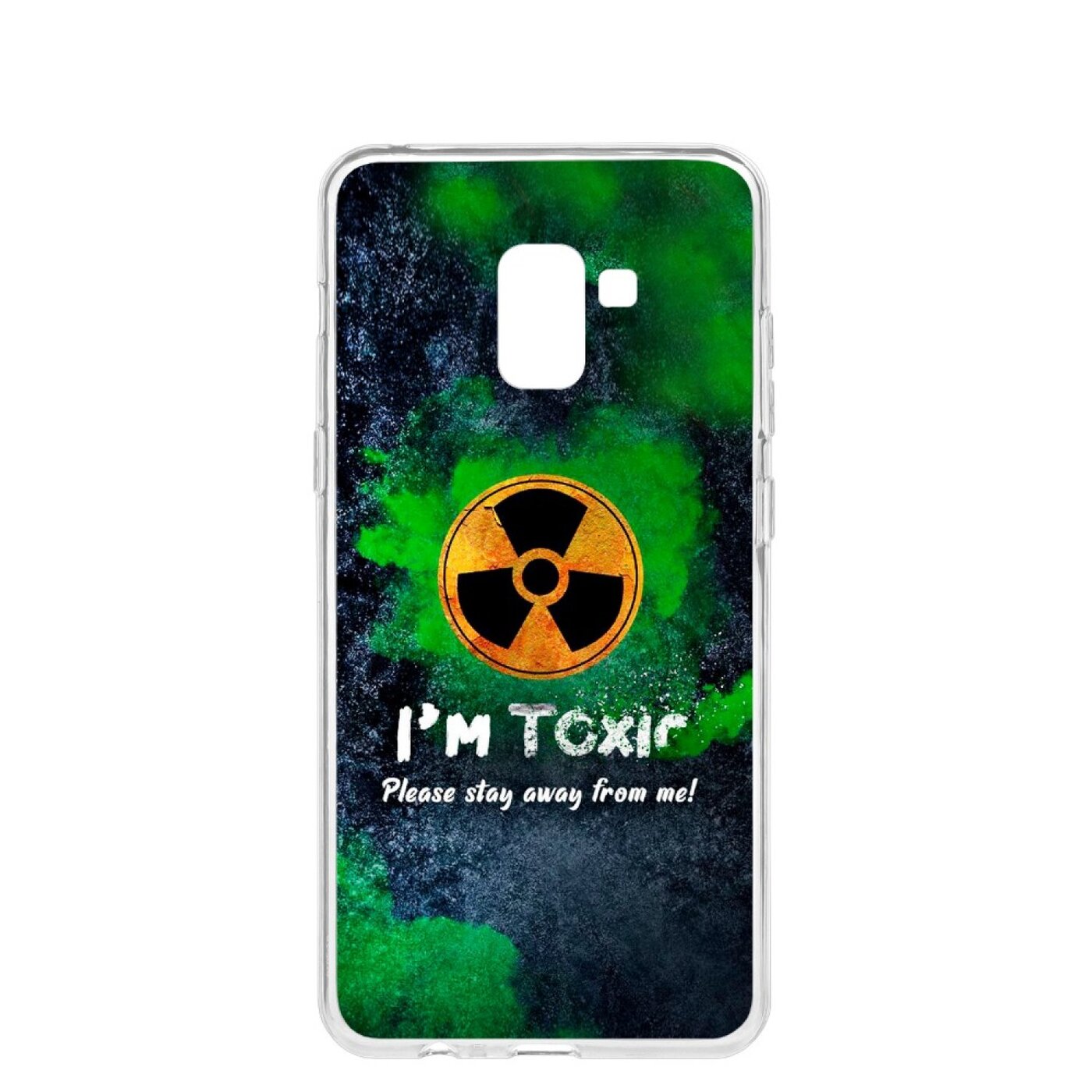 фото Чехол на samsung galaxy a8+ 2018 (a730) kruche print toxic 1 кruче