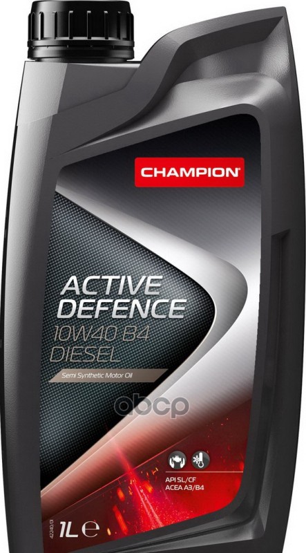 

CHAMPION OIL Champion Active Defence 10W-40 B4 Diesel, Acea: A3/B3-10 Asea: A3/B4-08, Api: