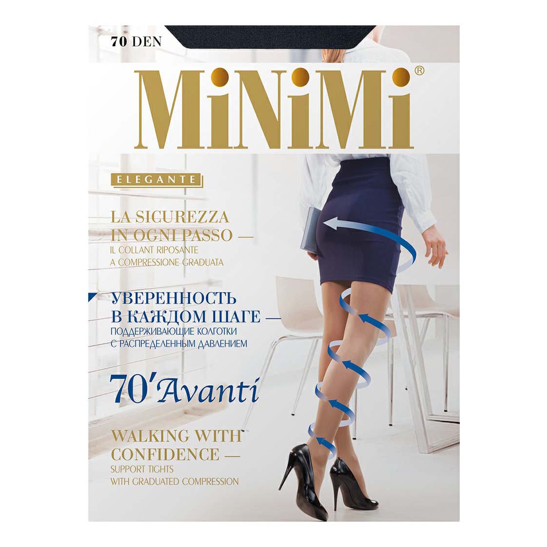 

Колготки женские Minimi черные 2