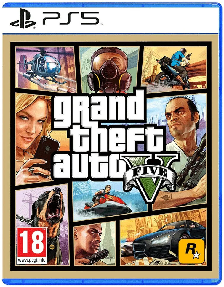 Игра Grand Theft Auto V (Англ.субтитры) для PS5