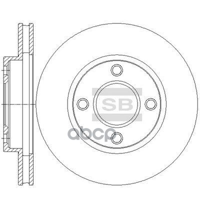 

Диск Тормозной Передний Nissan Micra/Note/Tiida/Cube 02-> Sangsin Brake Sd4265 Sangsin bra
