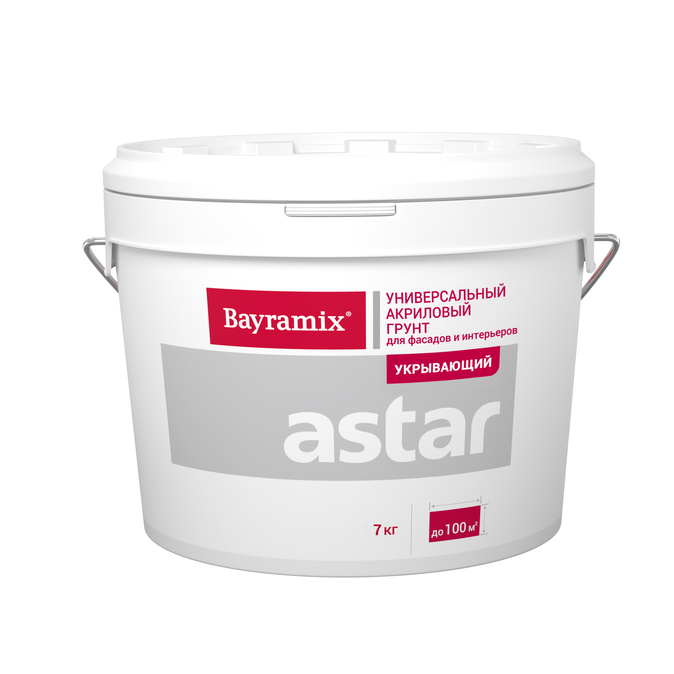 Грунт Bayramix Astar B1 универсальный, укрывающий, 7.0 кг грунт укрывающий bayramix astar кварцевый b1 15 кг