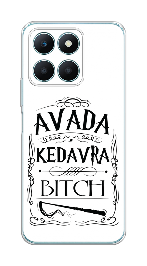 

Чехол на Honor X6A "Avada kedavra bitch", Белый;серый;черный, 6122050-1