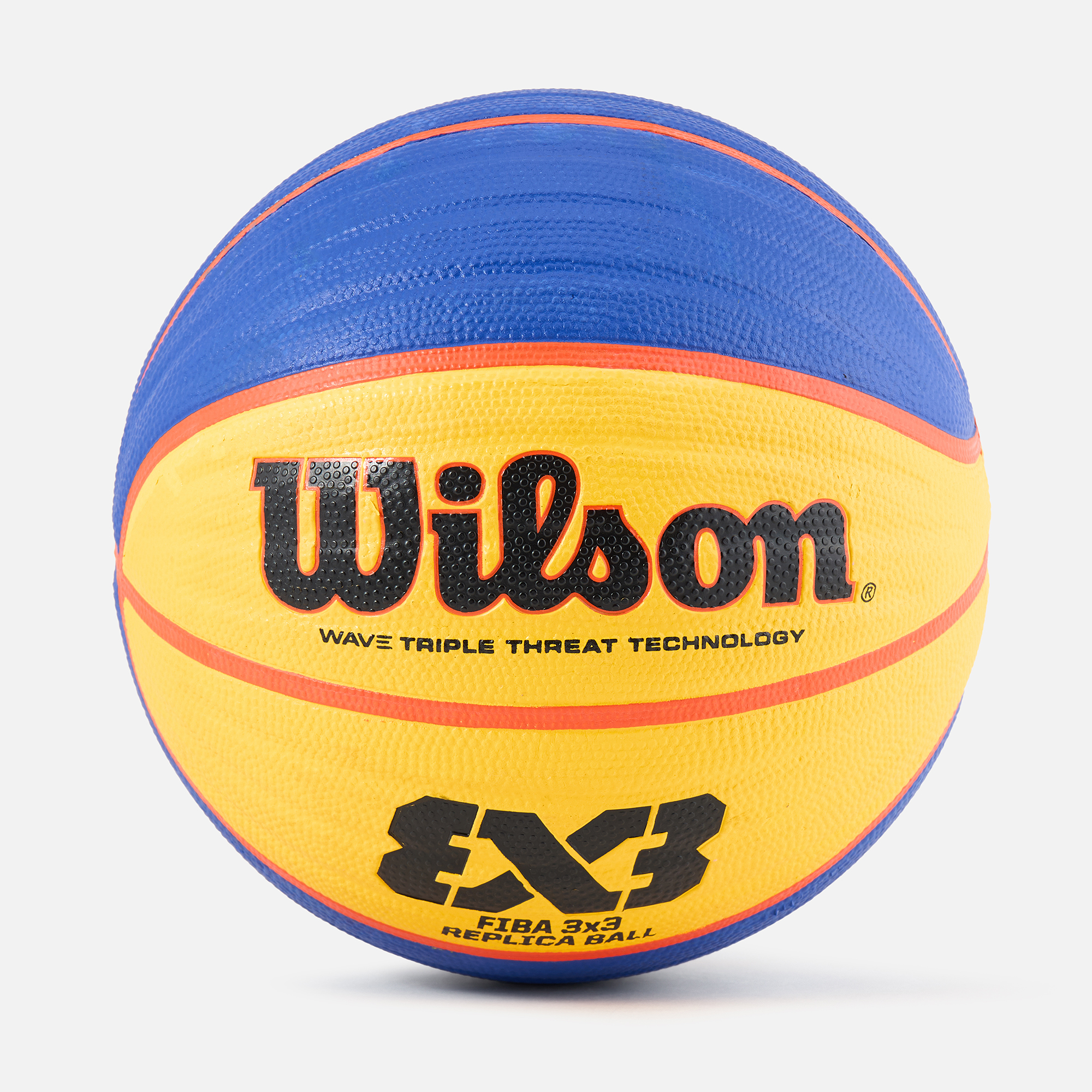 Мяч баскетбольный Wilson FIBA 3X3 Replica размер 6 желто-синий 3480₽