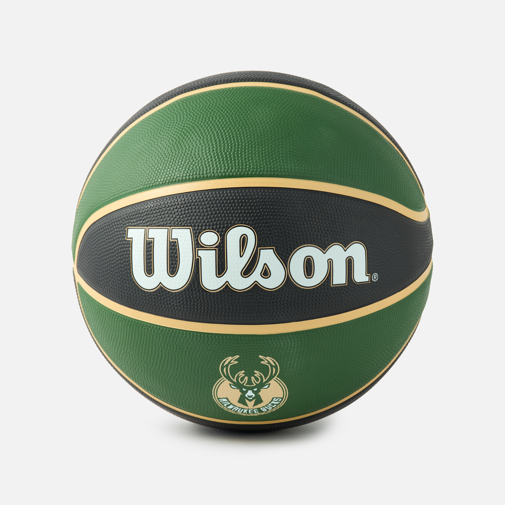 Мяч баскетбольный Wilson NBA Team Tribute Milwaukee Bucks размер 7 черно-зеленый 4159₽