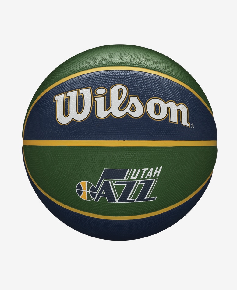 Мяч баскетбольный Wilson NBA Team Tribute Utah Jazz размер 7 сине-зелёный 4165₽