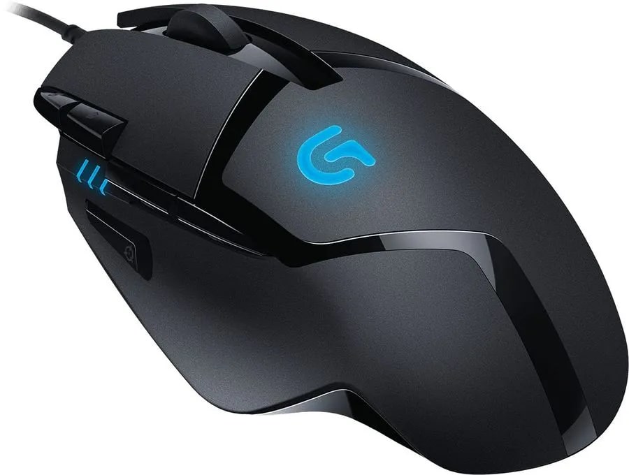 Проводная игровая мышь Logitech черный (910-004068*)