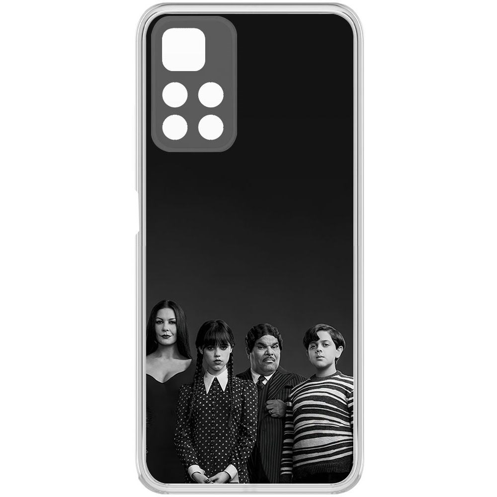

Чехол-накладка Уэнсдей Аддамс - Семейка Аддамс для Xiaomi Poco M4 Pro 5G, Прозрачный