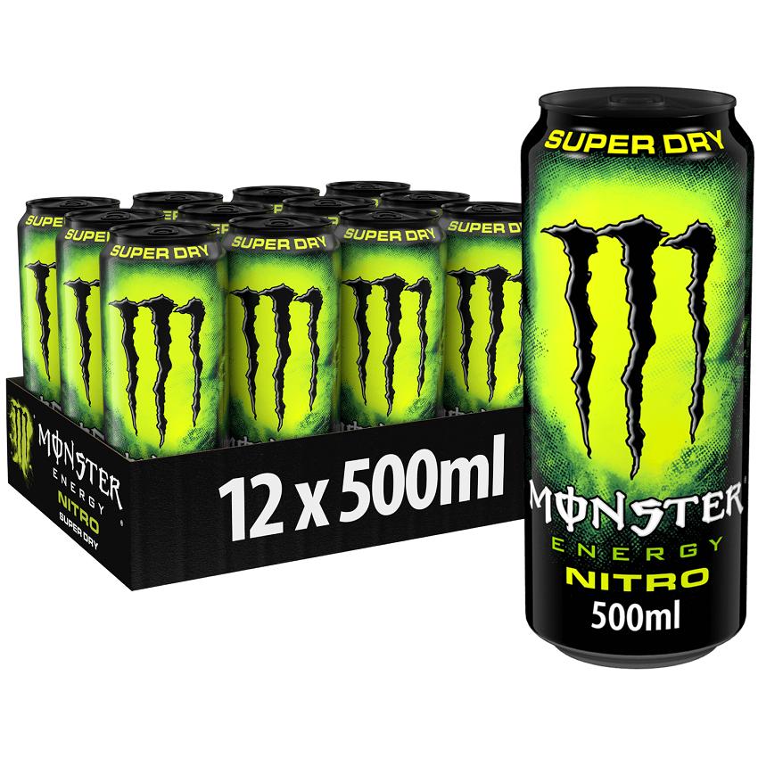 Энергетический напиток Monster Energy Nitro, 500 мл х 12 шт