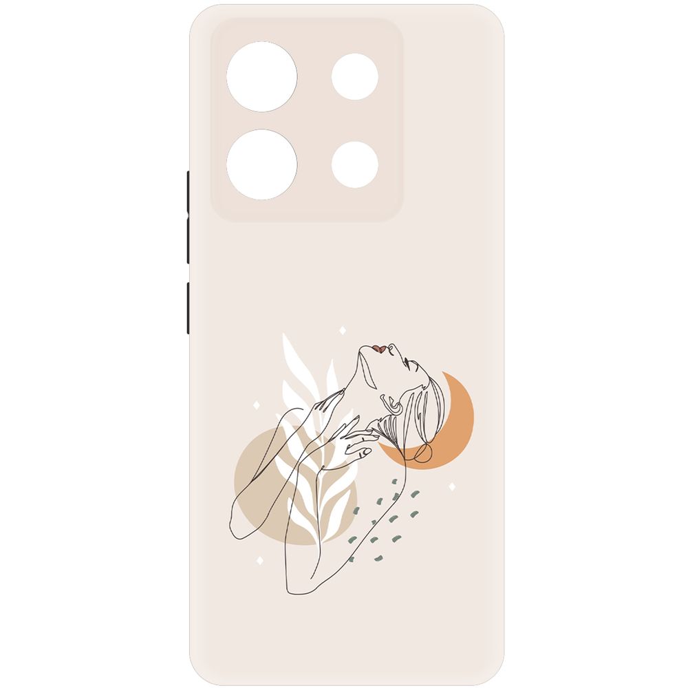 

Чехол-накладка Krutoff Soft Case Женственность для Poco X6 черный