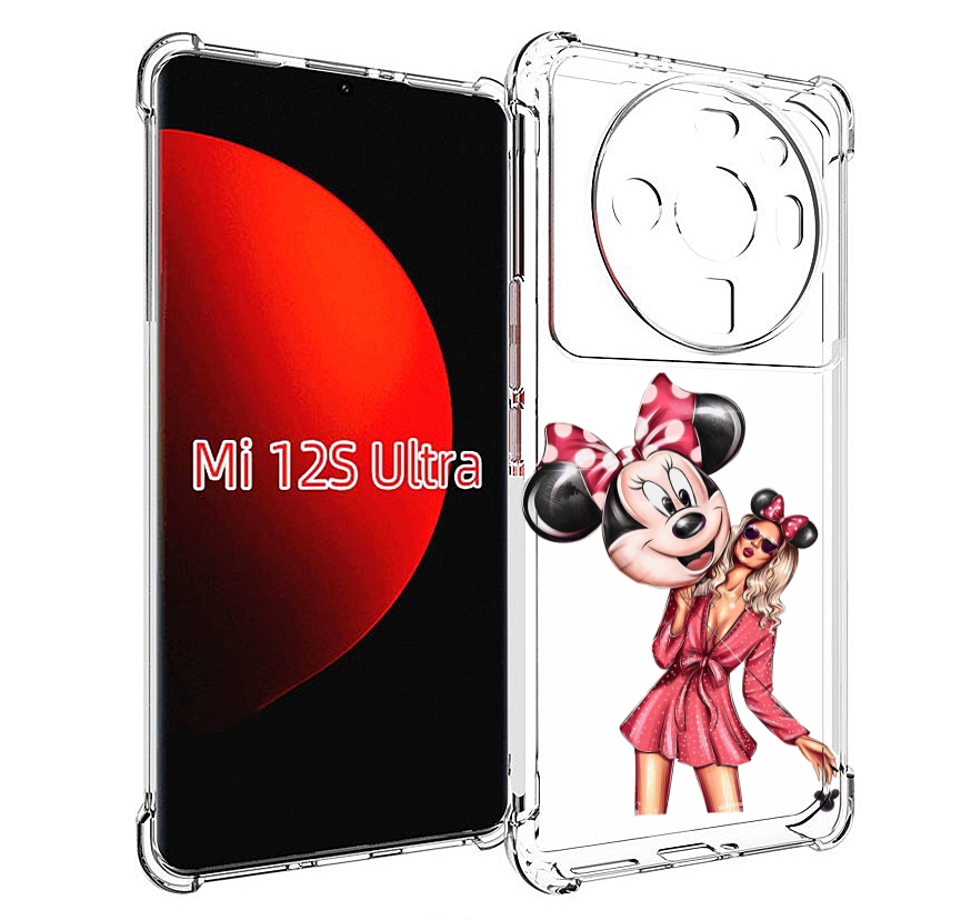 

Чехол MyPads девушка-с-шариком женский для Xiaomi 12S Ultra, Прозрачный, Tocco