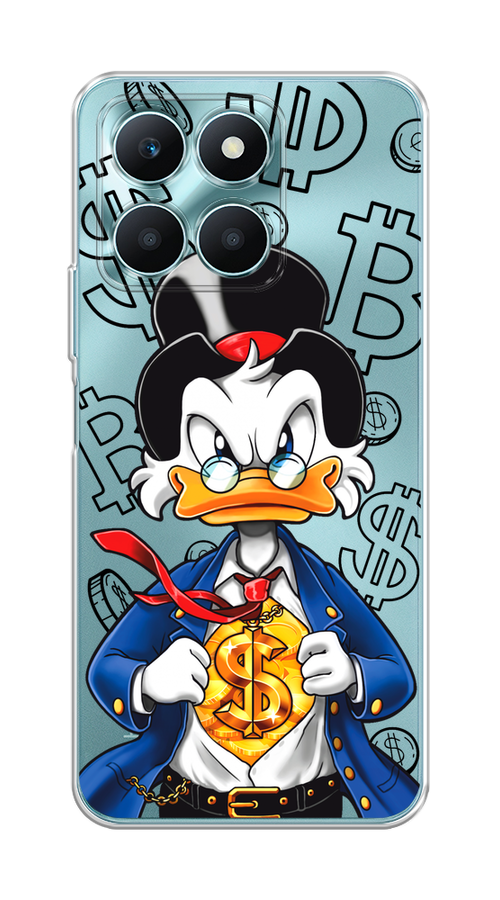 

Чехол на Honor X6A "Scrooge Goldman", Черный;белый;синий, 6122050-1