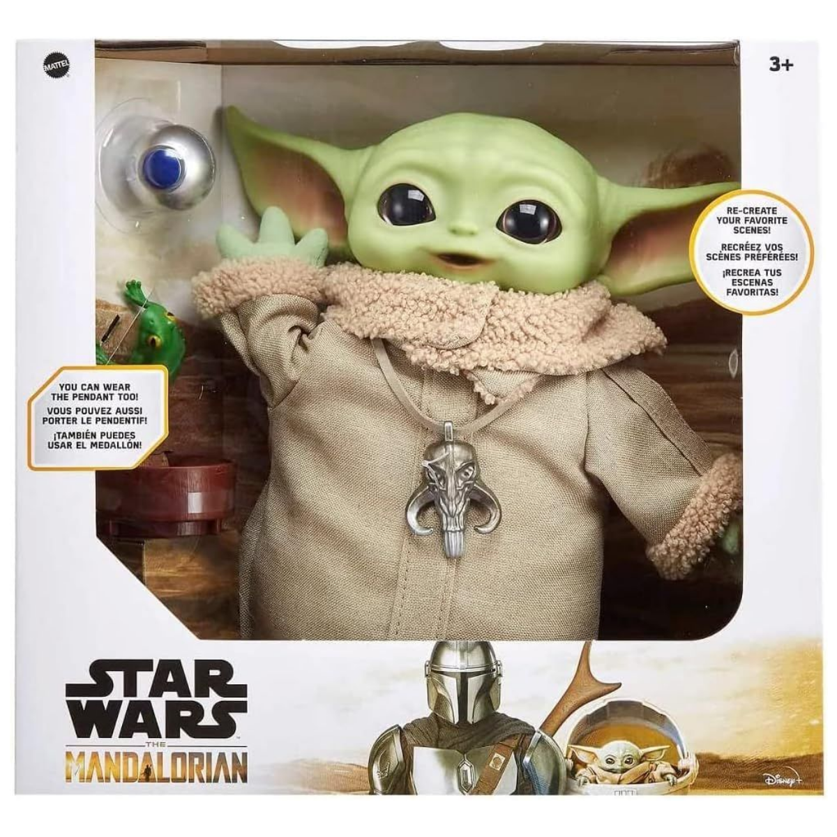 

Игрушка Мандалорец Малыш Грогу Star Wars 28 см с аксессуарами, Зеленый