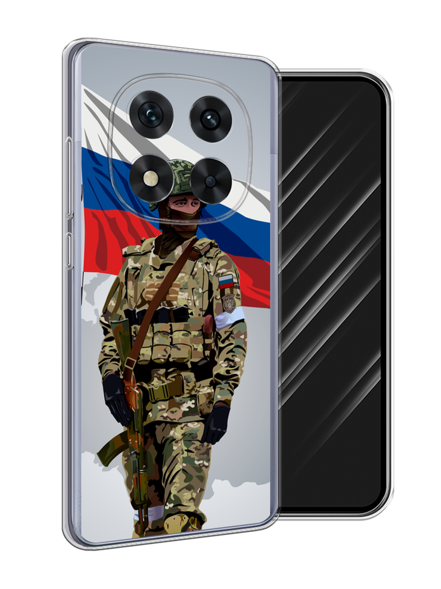 

Чехол Awog на Xiaomi Redmi Note 14 Pro 5G "Солдат с флагом", Белый;синий;красный;зеленый, 323950-1