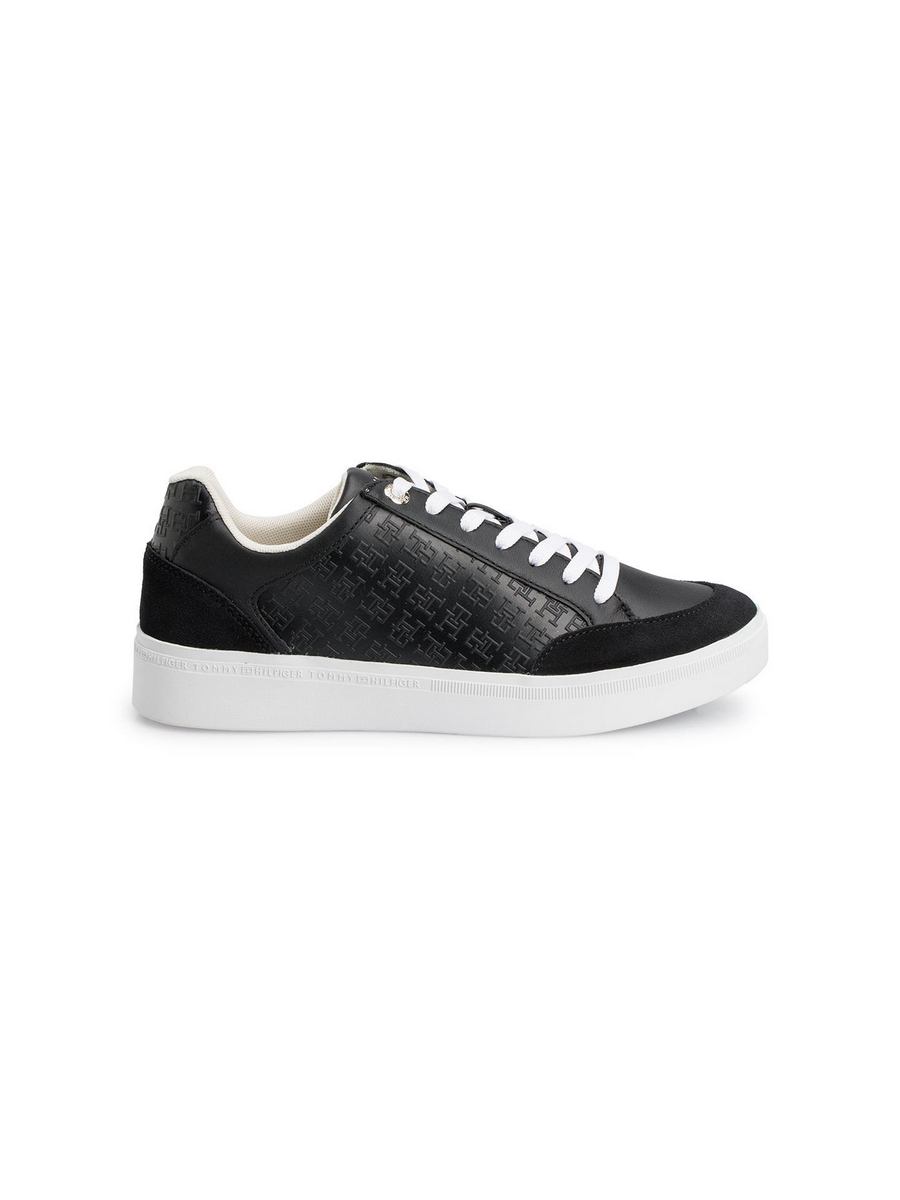 

Кеды женские TOMMY HILFIGER 1431418 черные 38 EU, Черный, 001431418