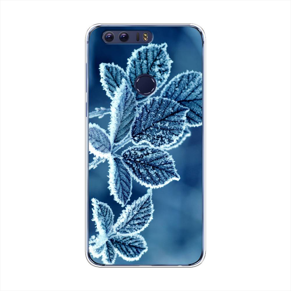 

Чехол на Honor 8 "Зима 6", Голубой;белый, 60950-2