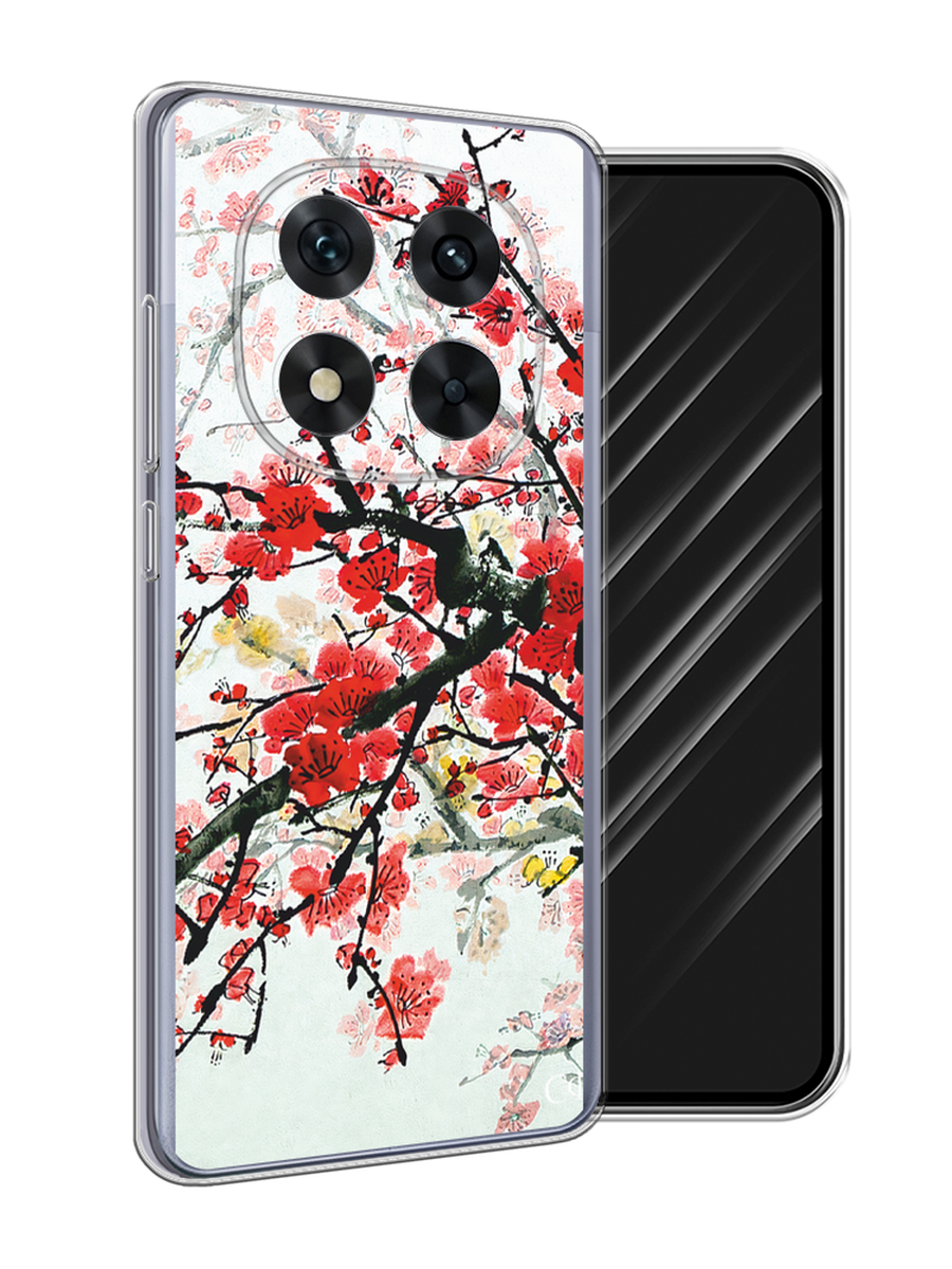 

Чехол Awog на Xiaomi Redmi Note 14 Pro 5G "Сакура", Розовый;черный, 323950-1