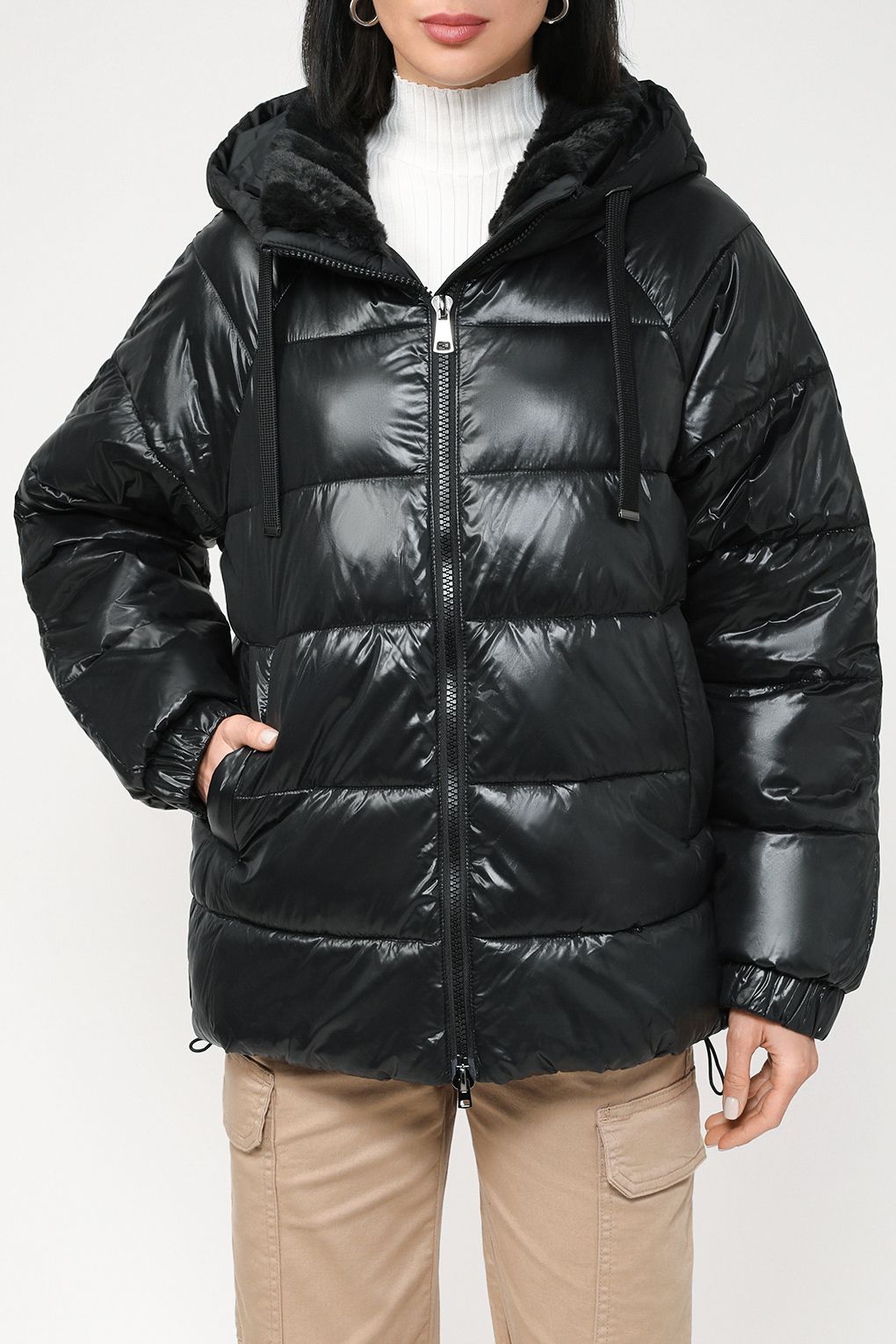 

Куртка женская Gerry Weber 250204-31166 черная 40, Черный, 250204-31166