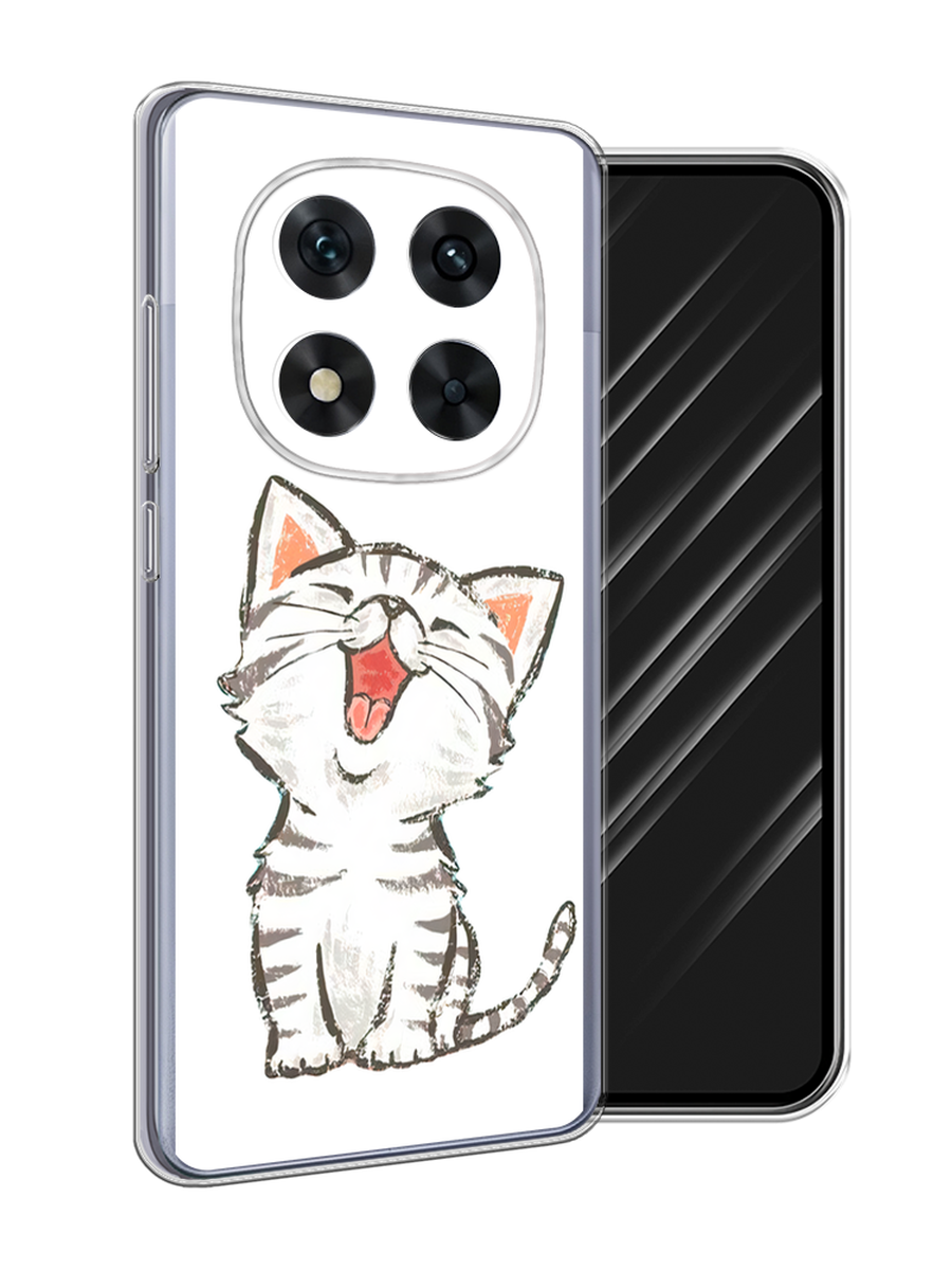 

Чехол Awog на Xiaomi Redmi Note 14 Pro 5G "Котенок рисованный", Серый;белый, 323950-1