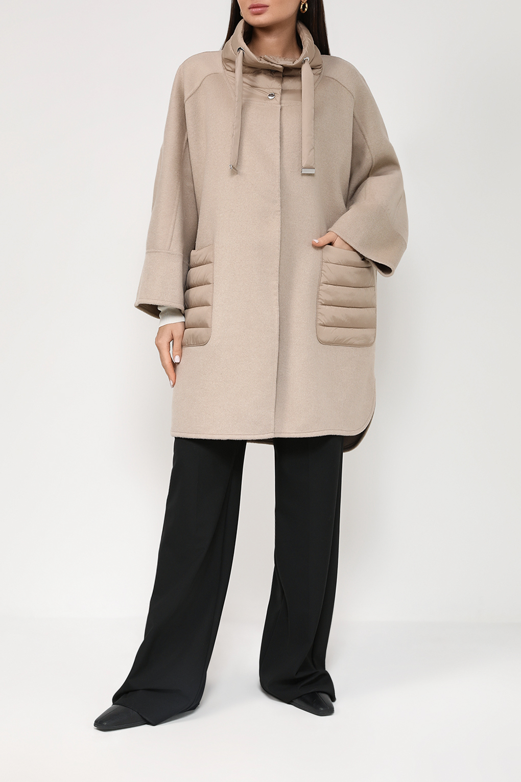 

Куртка женская Gerry Weber 250216-31135 бежевая 40, Бежевый, 250216-31135