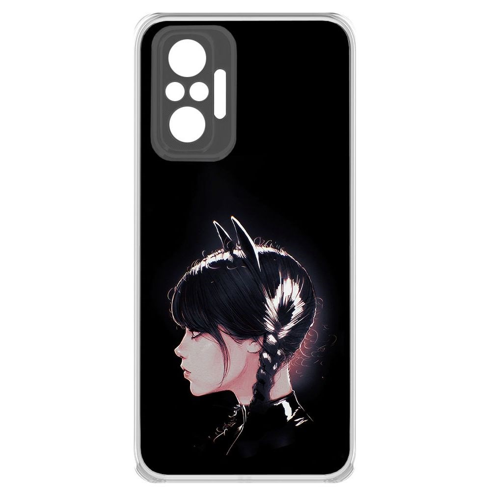 Чехол-накладка Уэнсдей Аддамс - Кошка Уэнсдей для Xiaomi Redmi Note 10 Pro