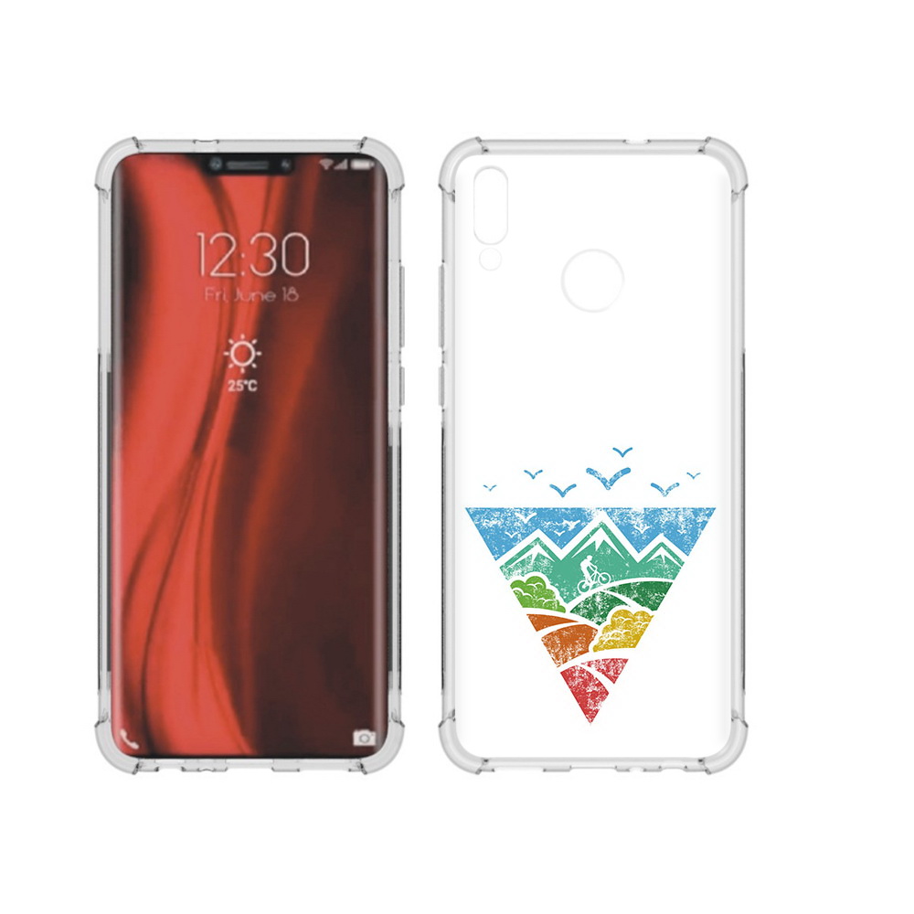 

Чехол MyPads Tocco для Honor 8X Лес земля море чайки (PT118984.69.105), Tocco
