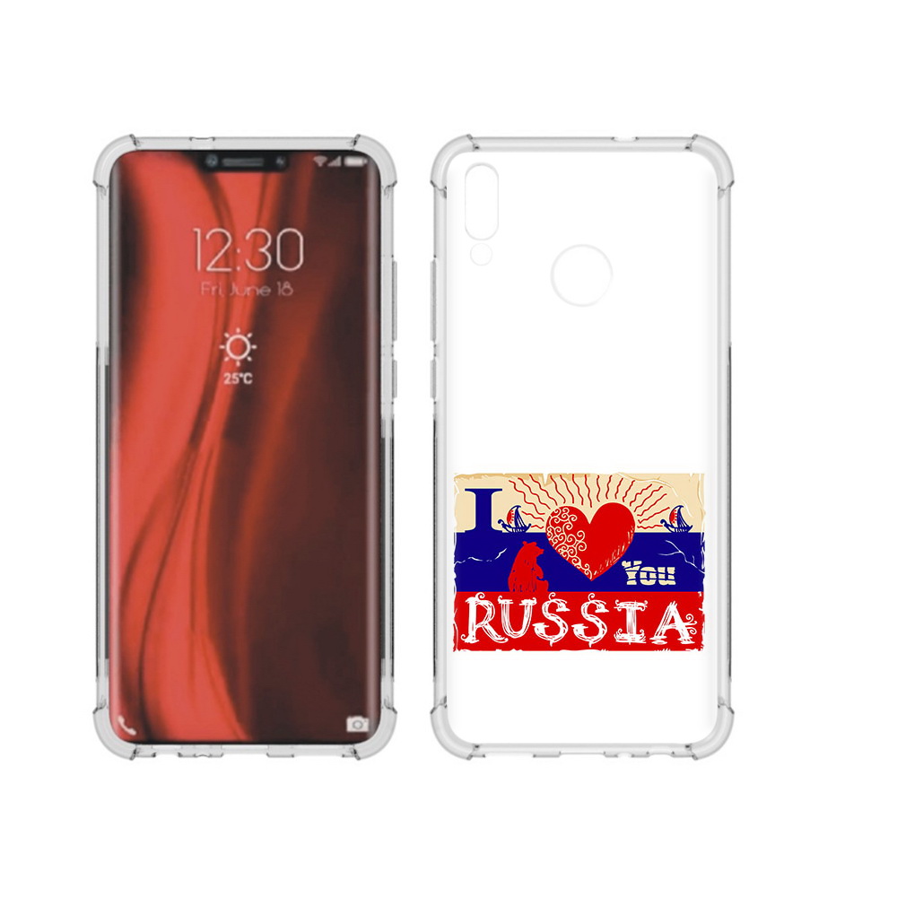 

Чехол MyPads Tocco для Honor 8X Люблю Россию (PT118984.69.112), Tocco