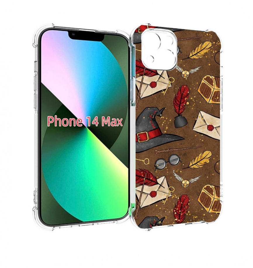 

Чехол MyPads гарри-поттер-вайб для iPhone 14 Plus (6.7), Прозрачный, Tocco