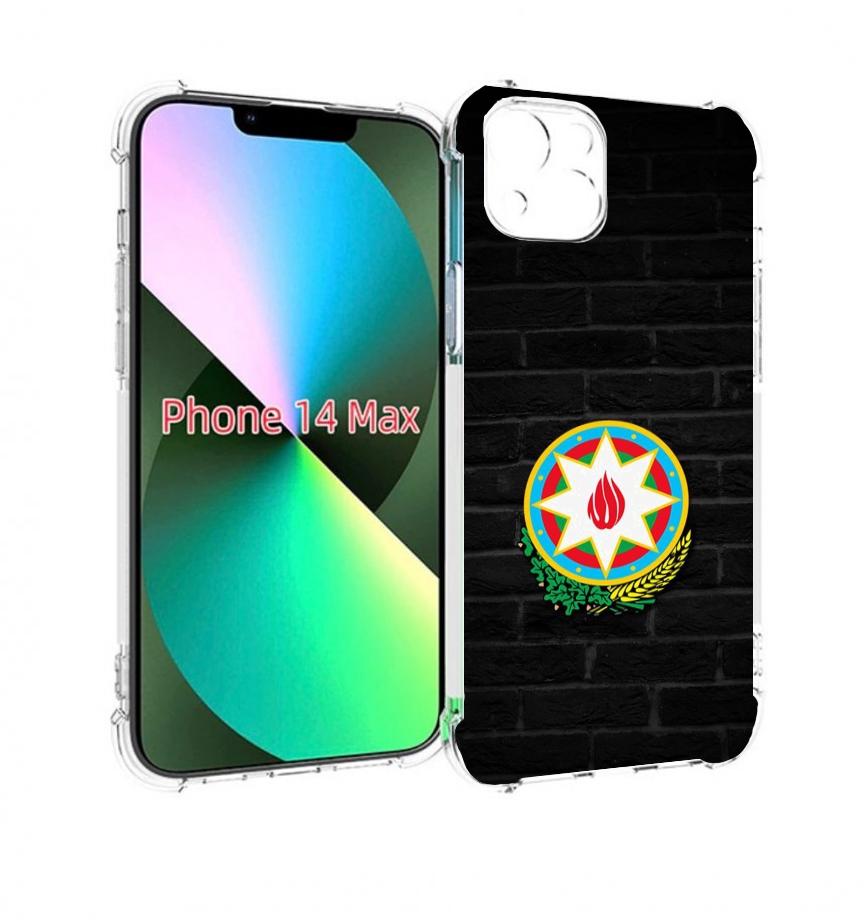 

Чехол MyPads герб азербаиджана для iPhone 14 Plus (6.7), Прозрачный, Tocco