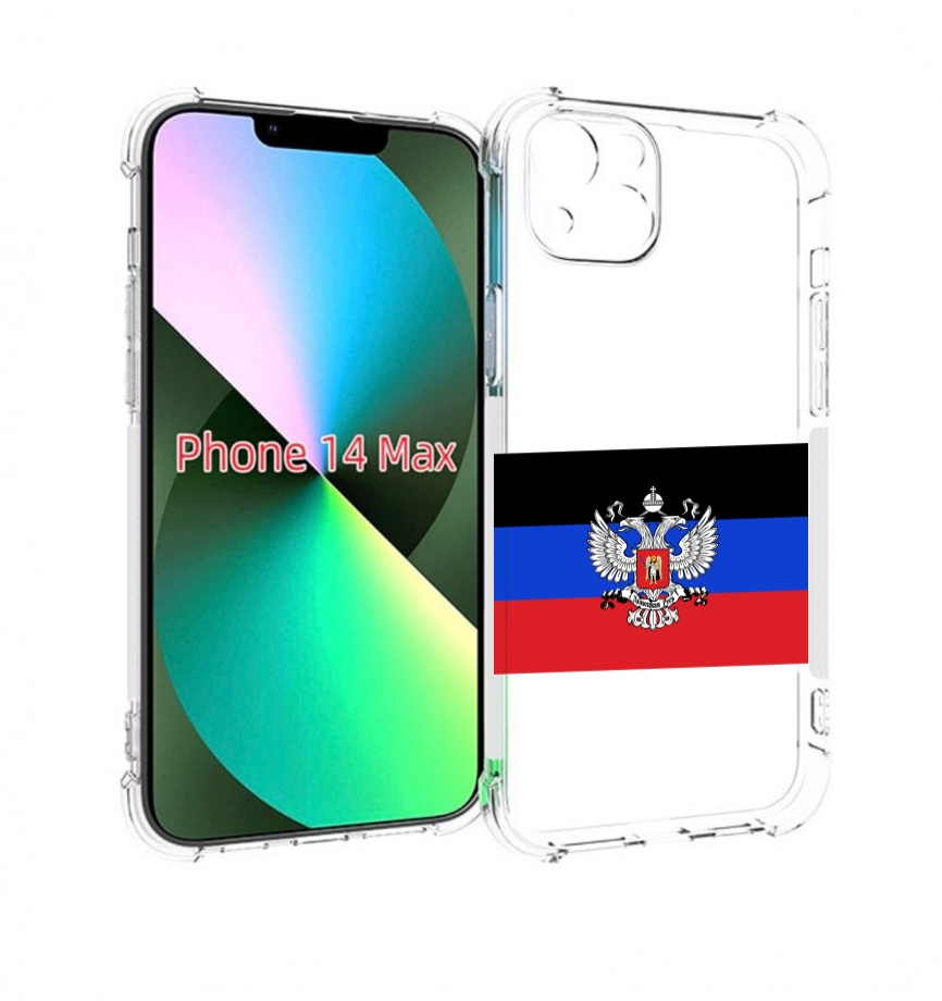 

Чехол MyPads герб флаг ДНР-1 для iPhone 14 Plus (6.7), Tocco