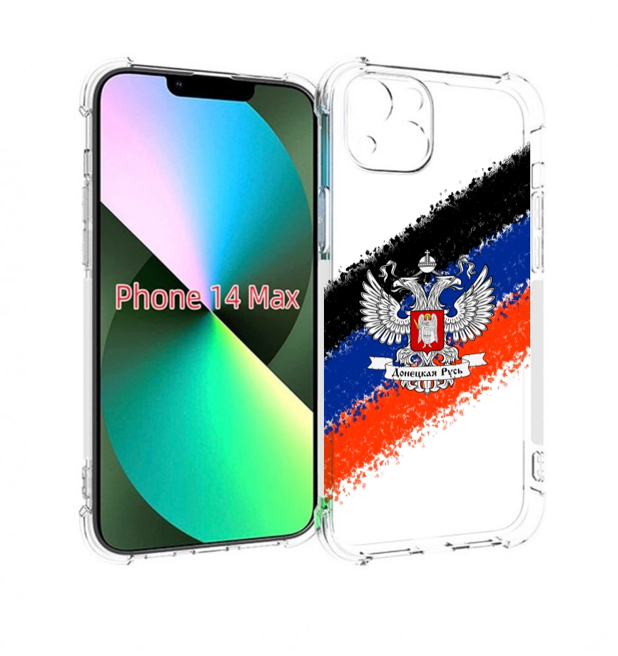 

Чехол MyPads герб флаг ДНР для iPhone 14 Plus (6.7), Tocco