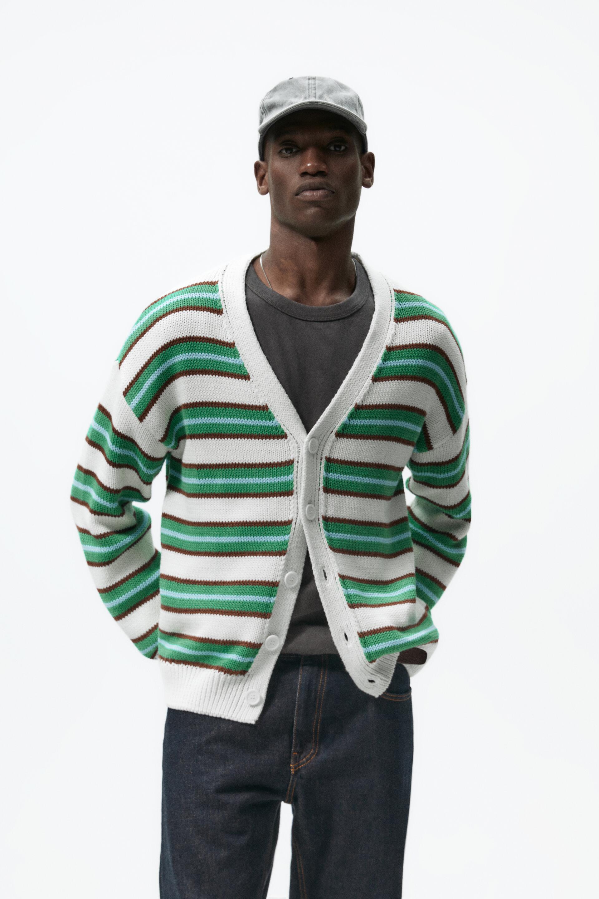 

Кардиган мужской ZARA 06771314 белый L/XL (доставка из-за рубежа), 06771314