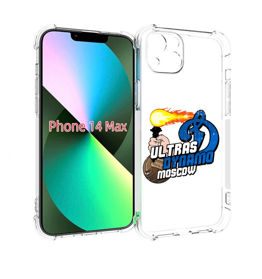 

Чехол MyPads ФК Динамо для iPhone 14 Plus (6.7), Прозрачный, Tocco