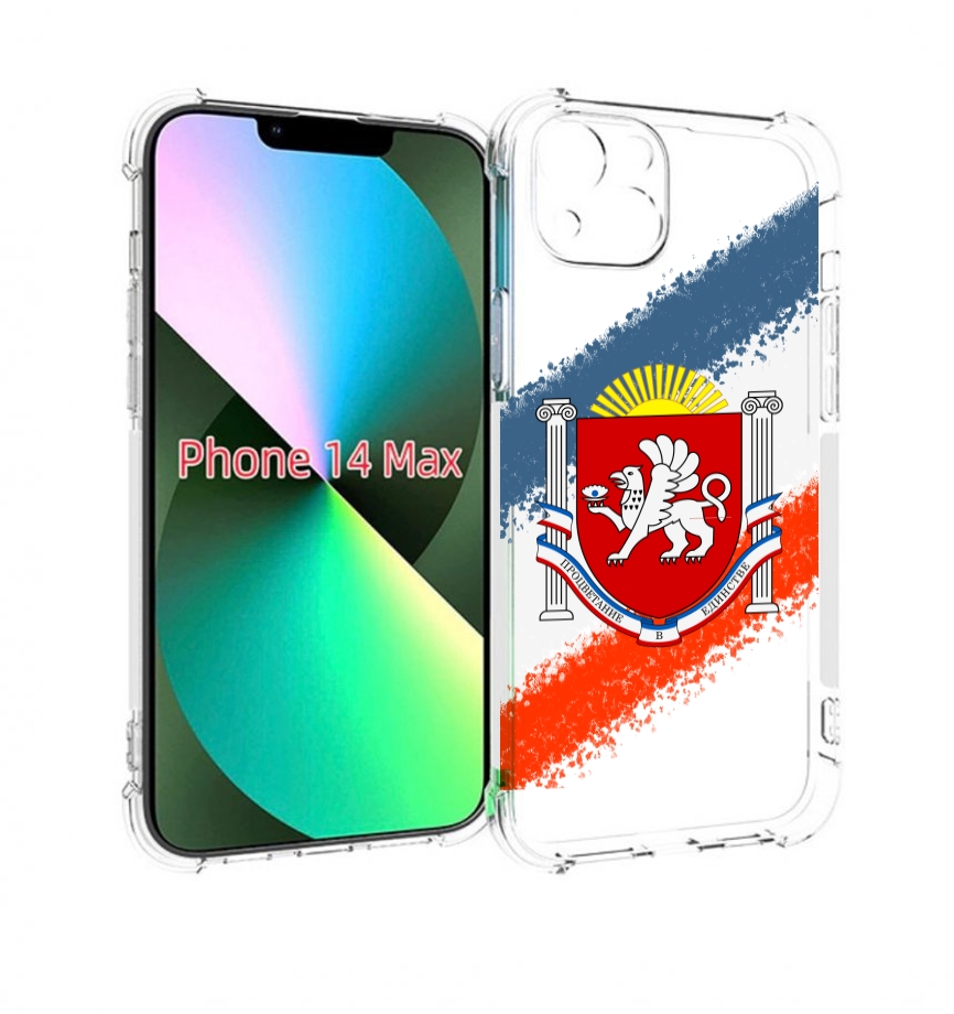 

Чехол MyPads герб флаг крыма для iPhone 14 Plus (6.7), Tocco