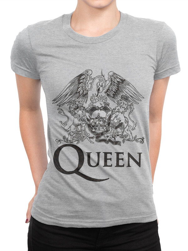 фото Футболка женская design heroes queen серая 2xl