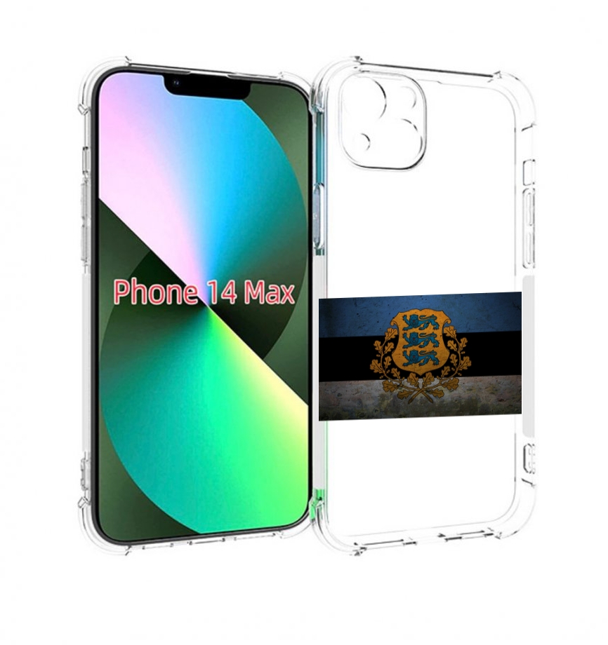 

Чехол MyPads герб флаг эстонии-1 для iPhone 14 Plus (6.7), Прозрачный, Tocco