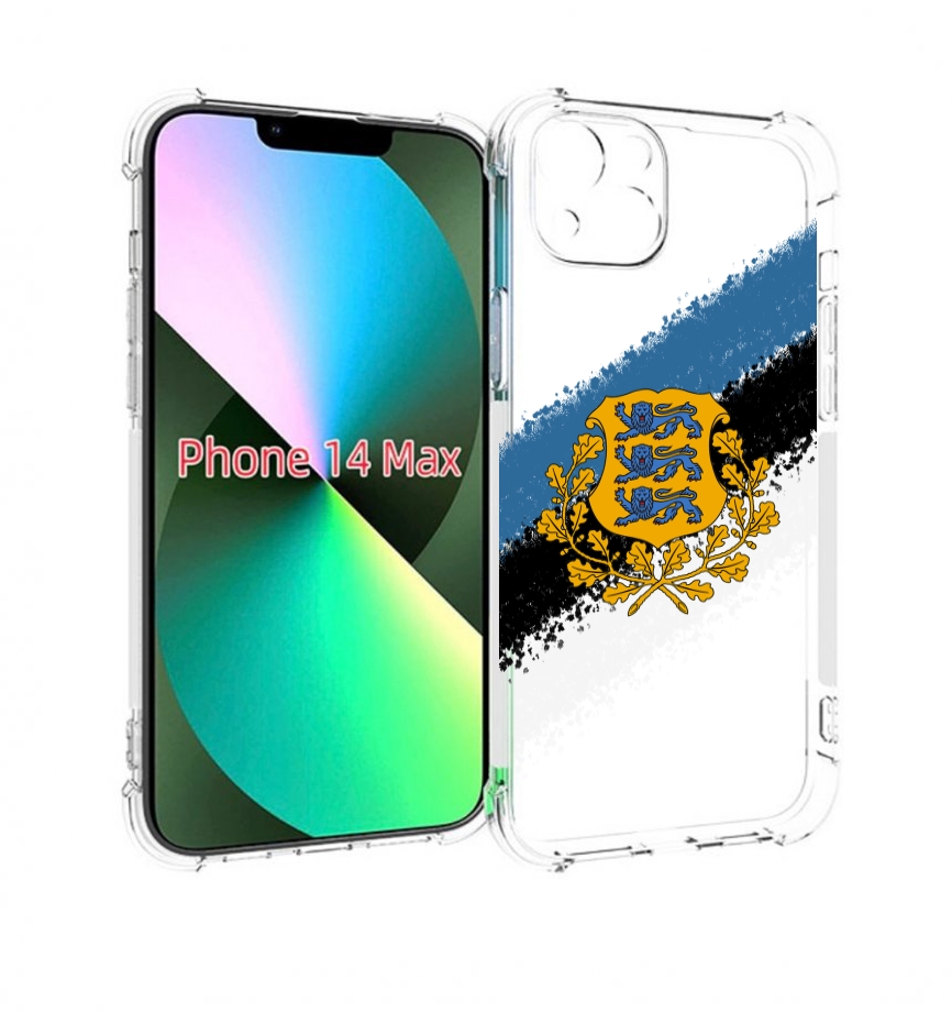 

Чехол MyPads герб флаг эстонии-2 для iPhone 14 Plus (6.7), Прозрачный, Tocco