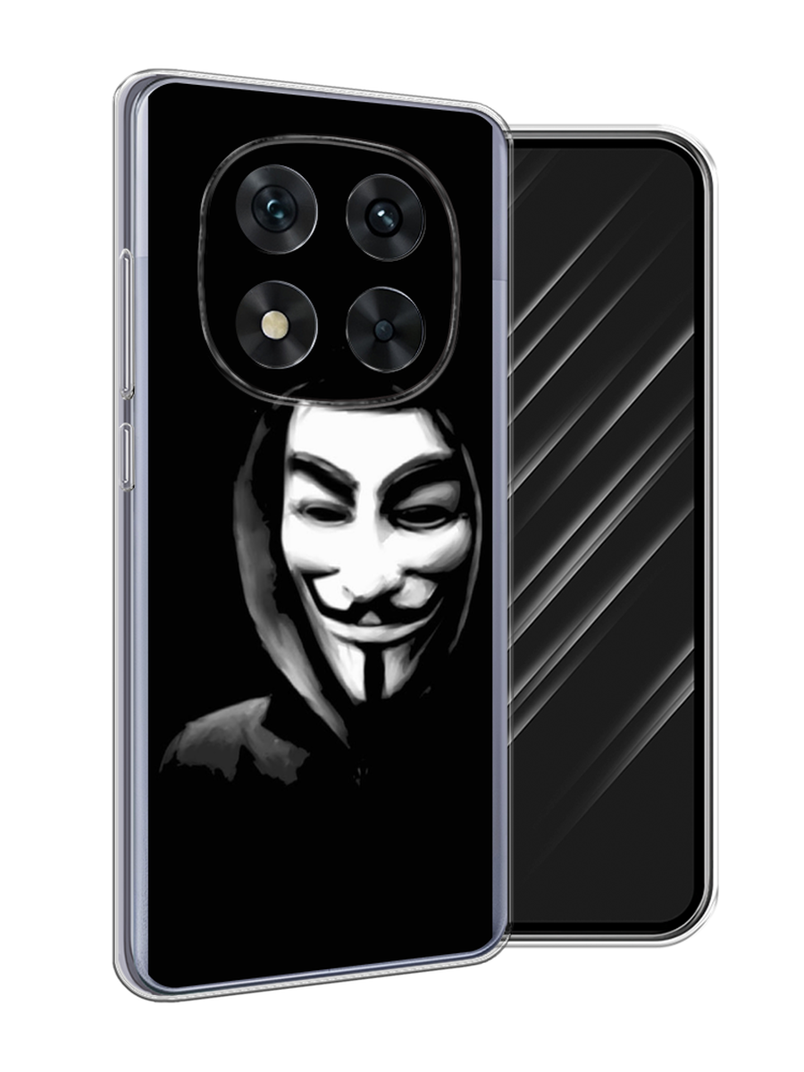 

Чехол Awog на Xiaomi Redmi Note 14 Pro 5G "Анонимус", Черный;серый;белый, 323950-1