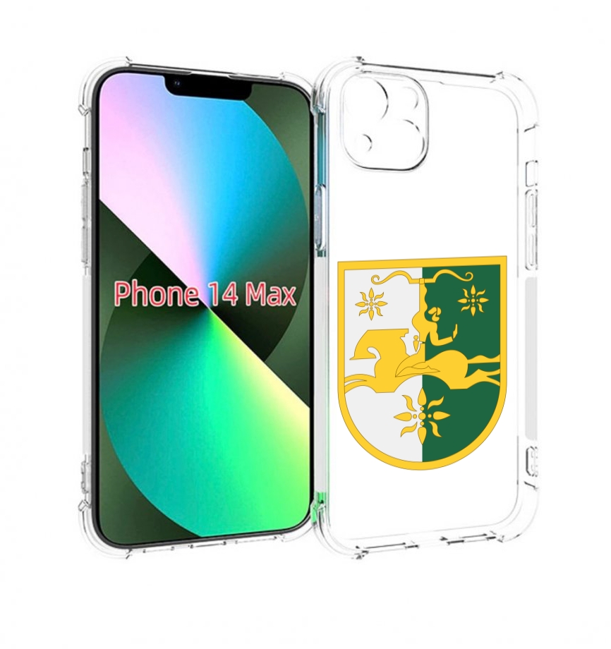 

Чехол MyPads герб-абхазии для iPhone 14 Plus (6.7), Прозрачный, Tocco