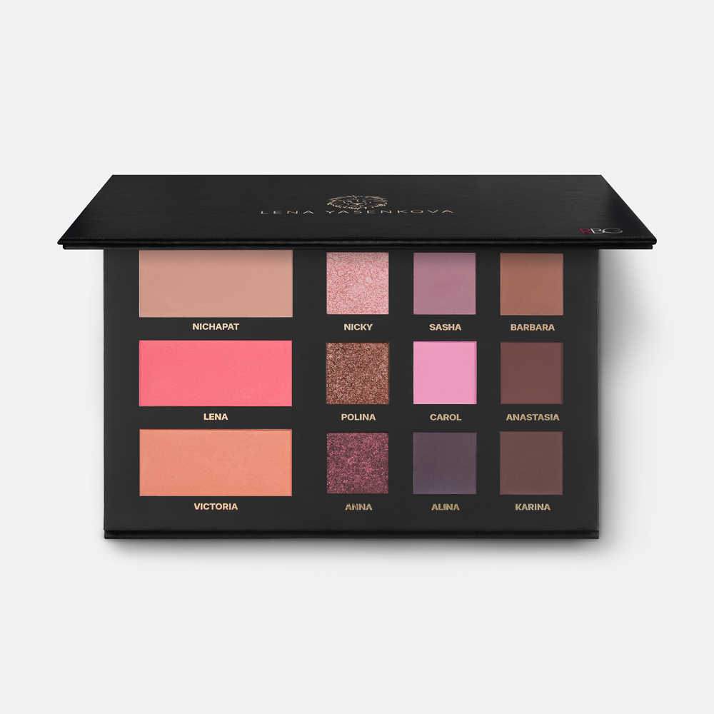 Палетка для макияжа Russian Beauty Guru №2 от Лены Ясенковой, универсальная