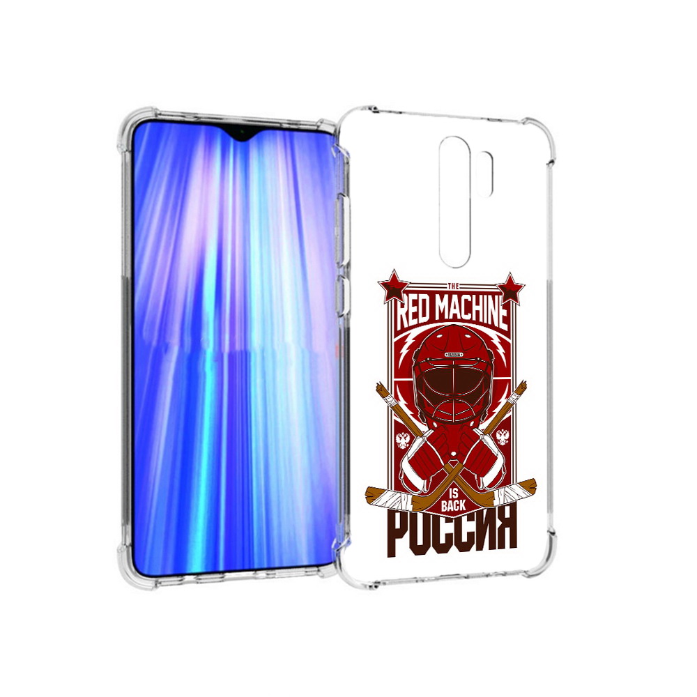 

Чехол MyPads Tocco для Xiaomi Redmi Note 8 Pro хоккей россия (PT135544.276.666), Прозрачный, Tocco