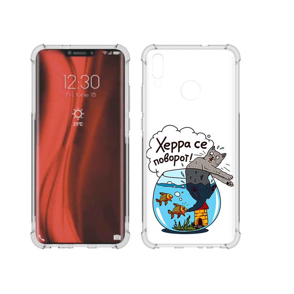 

Чехол MyPads Tocco для Honor 8X Рыбы с котом (PT118984.69.149), Tocco