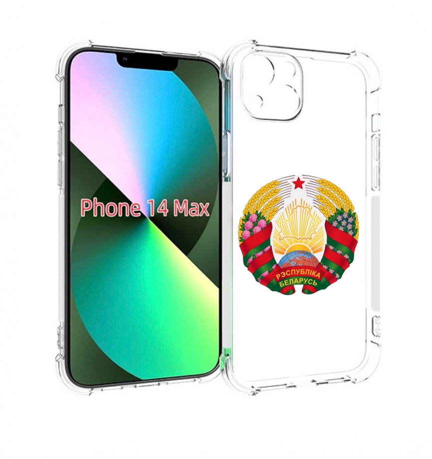 

Чехол MyPads герб-беларуси для iPhone 14 Plus (6.7), Прозрачный, Tocco