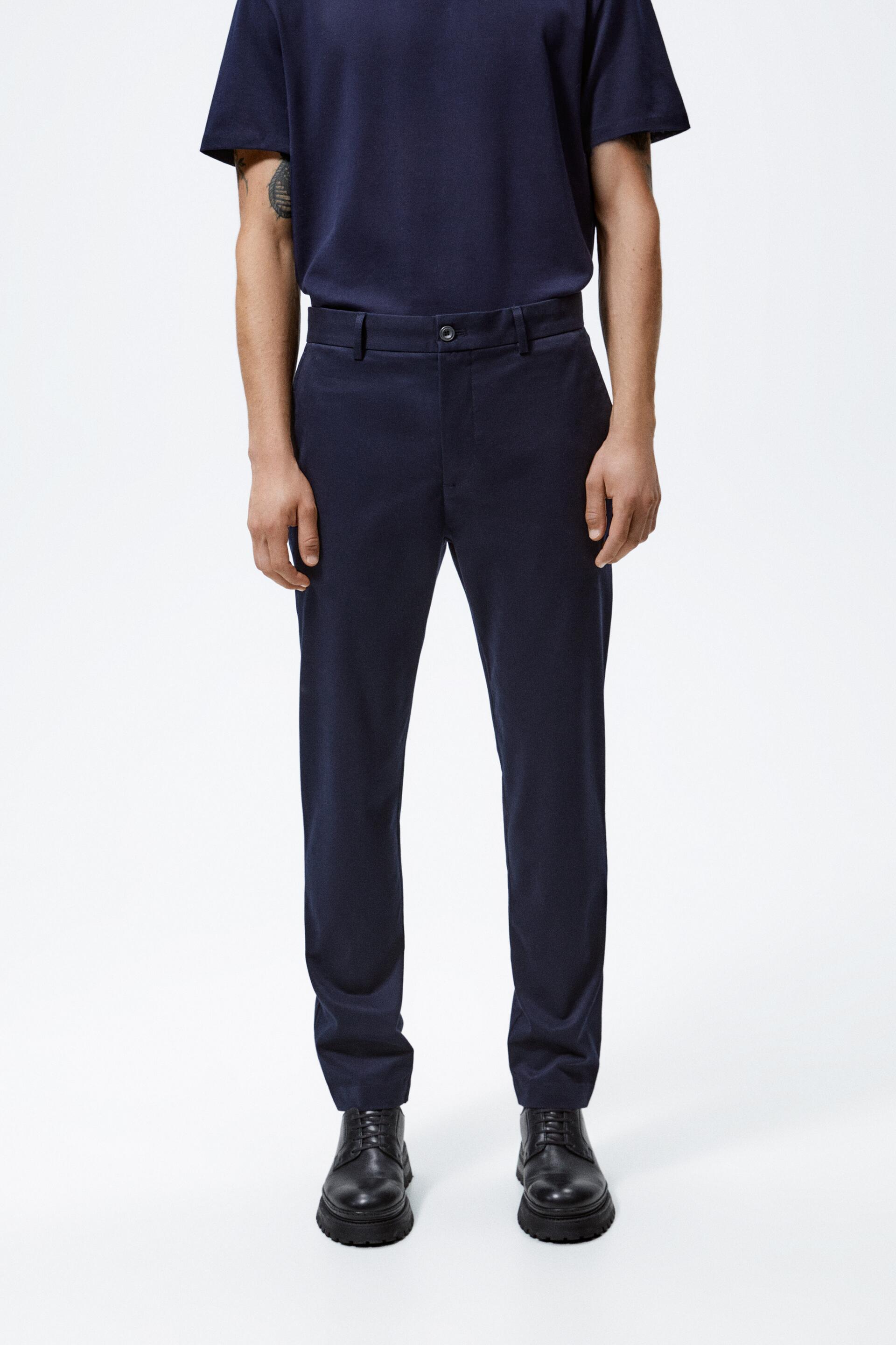 

Брюки мужские ZARA 06861233 синие 38 (доставка из-за рубежа), 06861233