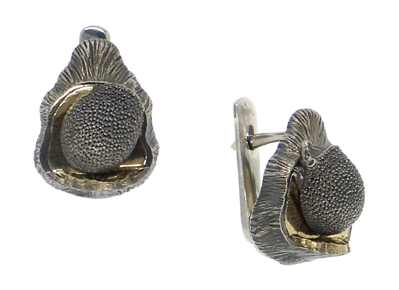 

Серьги из серебра без вставки Ивма 225200-i, 225200-i