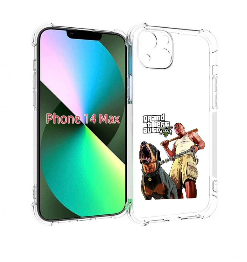

Чехол MyPads GTA грозная собака для iPhone 14 Plus (6.7), Прозрачный, Tocco