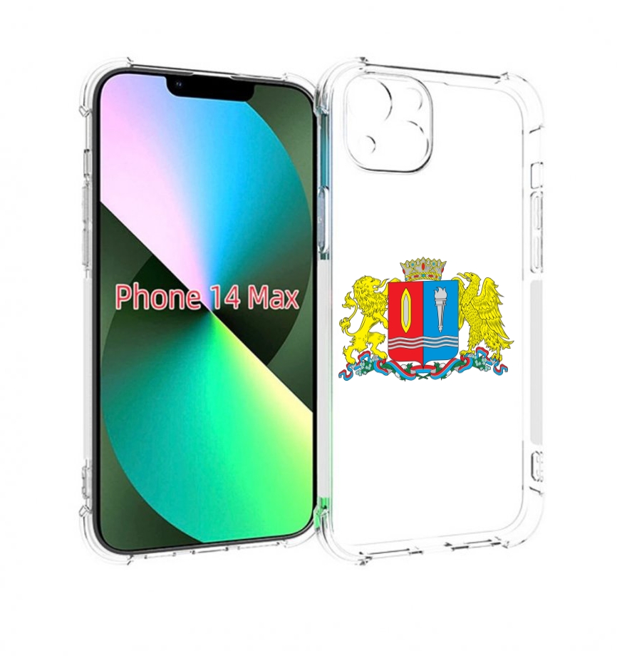 

Чехол MyPads герб-иваноскои-области для iPhone 14 Plus (6.7), Прозрачный, Tocco