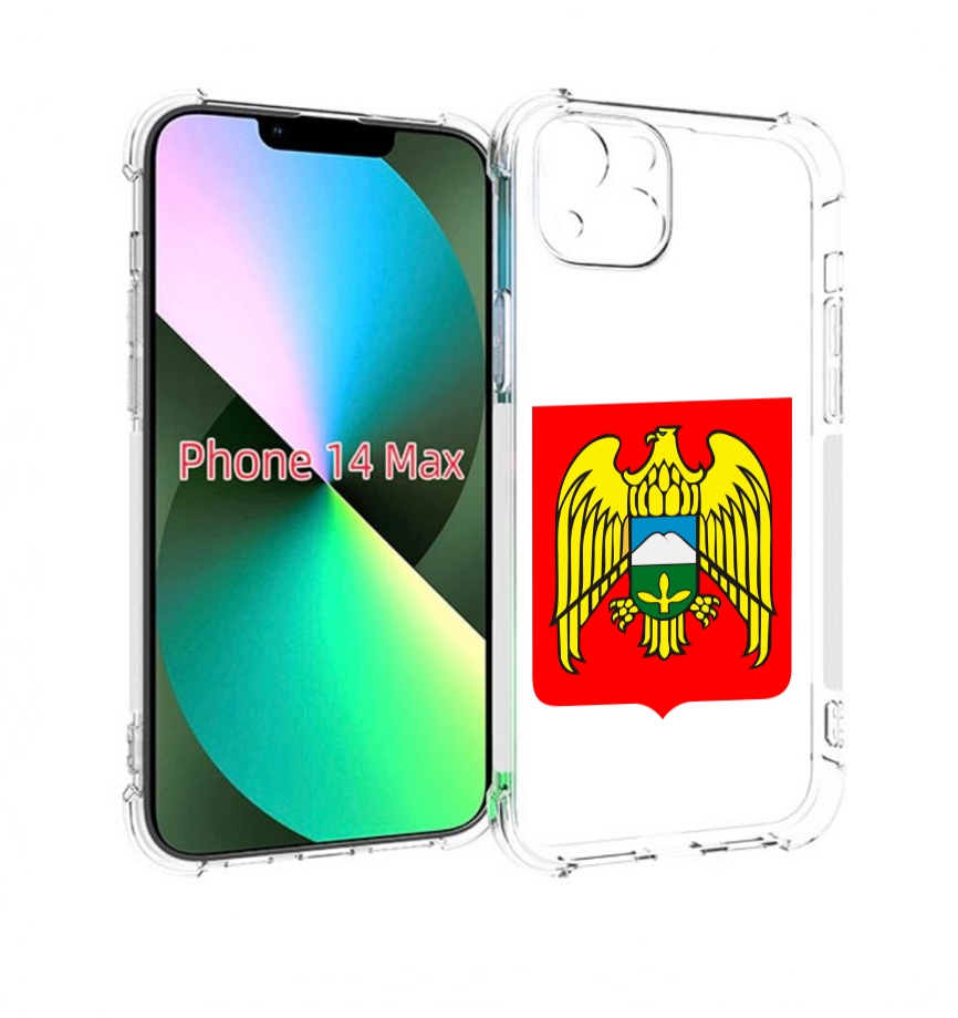 

Чехол MyPads герб-кабардино-балкария-нальчик для iPhone 14 Plus (6.7), Прозрачный, Tocco