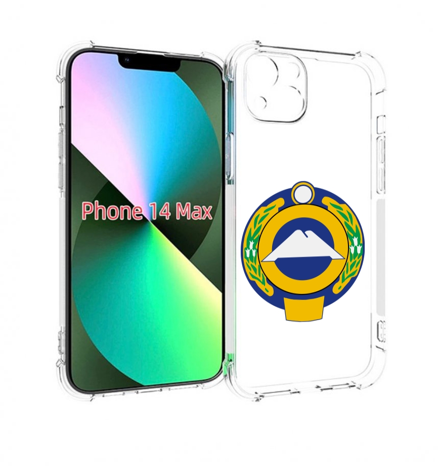 

Чехол MyPads герб-карачаево-черкессия для iPhone 14 Plus (6.7), Прозрачный, Tocco