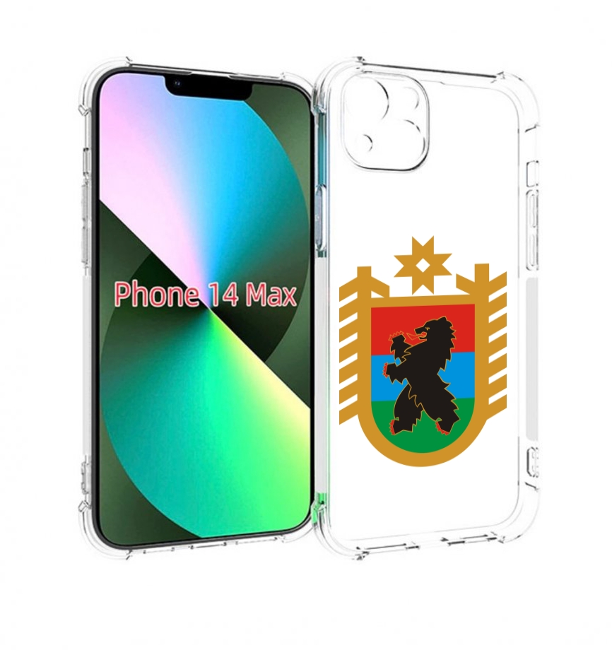 

Чехол MyPads герб-карелия-петрозаводск для iPhone 14 Plus (6.7), Прозрачный, Tocco